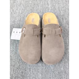 Men's Casual Shoes & Women's Sandals: Comfortable Closed-Toe Slippers with Cork Footbed for Indoor & Outdoor Use