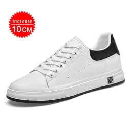 Elevator Shoes Men 6cm 8cm 10cm Lifting Board Shoes White Platform Male Sneakers Hidden Height Increase Sports Casual Shoes 2025