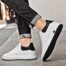 Elevator Shoes Men 6cm 8cm 10cm Lifting Board Shoes White Platform Male Sneakers Hidden Height Increase Sports Casual Shoes 2025