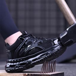 Fashion Women's Safety Shoes Anti-smash Anti-Puncture Work Sneakers Steel Toe Shoes Breathable Lightweight Protection Shoes 2026