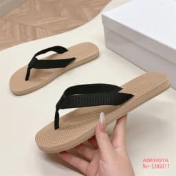 Elastic Fabric Flip Flops Flat Slippers Women Split Toe Designer Flat Mules Slides Summer Casual Lovers Beach Vacation Shoes