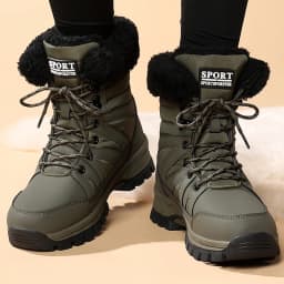 Women Snow Boots Waterproof Winter Keep Warm Plush Cotton Boots Platform Ankle Boots Snow Shoes Fur Outdoor Short Boots Fashion