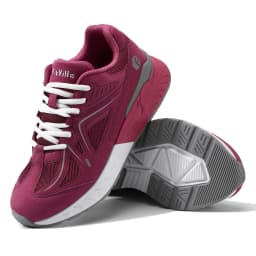 FitVille Women's Sports Shoes Wide Walking Jogging Shoes for Women Breathable Casual Sneakers Plantar Fasciitis Heel Pain Relief
