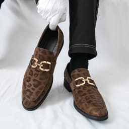 Men Loafers Shoes Suede Color Low Heel Trendy Business Men Shoes