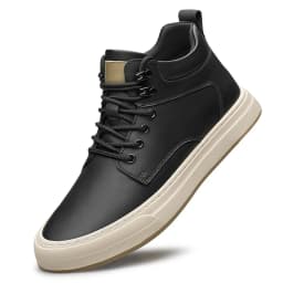 Men  Ankel Boots Elevator Lift Height Increase Insoles 6cm Man Platform Soles Plus Size 38-44