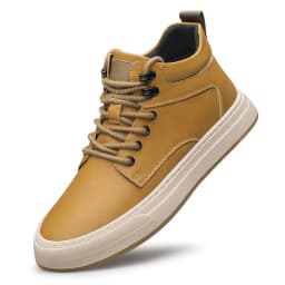 Men  Ankel Boots Elevator Lift Height Increase Insoles 6cm Man Platform Soles Plus Size 38-44