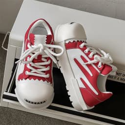 2025 Big Head Men and Women Niche Design Thick Baseplate Couple Ugly Cute Bread Sneakers Platform Shoes