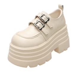 New Spring 10CM Platform Women Loafers Shoes Flats Casual Walking Shoes Woman 2025 Designer Leather Sneakers Mujer Zapatos Pumps
