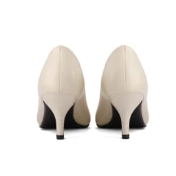 NEW 2025 Women Trend Split Leather Pumps Office Heels Sexy Women Beige Brown Black Pointed Toe Thin Heel Party Shoes Plus Size