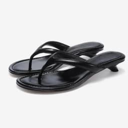 Kitten and French vacation style flip-flops premium oil wax sheepskin slippers casual sandals