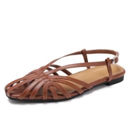 Advanced Narrow Band Women Flat Sandals Designer Brand Banquet Wedding Shoes Summer Hollow Beach Gladiator Sandalias big size 43