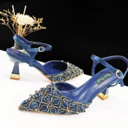Italian Style Women's High Heels Pointed Shoes At The Dinner Party Nigerian Women's Shoes Newest High Quality