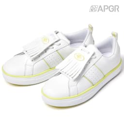 [Apgr] Genuine Leather Women's Tesl Golf Shoes Screen Practice Field Use Spikeless Parkball Shoes Teslalphat2