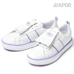 [Apgr] Genuine Leather Women's Tesl Golf Shoes Screen Practice Field Use Spikeless Parkball Shoes Teslalphat2