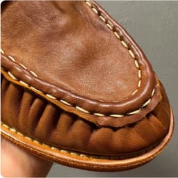 High-end Leather Shoes with Suede Uppers - Men's Streetwear Leather Boat Shoes, Retro lightweight and Breathable Loafers, Casual