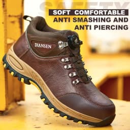 Lightweight Men's Steel Toe Protective Safety Shoes, Puncture Resistant, Smash Resistant, And Slip Resistant Men's Safety Shoes For Construction Site Safety Protection Work Safety Shoes