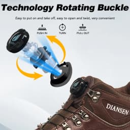 Lightweight Men's Steel Toe Protective Safety Shoes, Puncture Resistant, Smash Resistant, And Slip Resistant Men's Safety Shoes For Construction Site Safety Protection Work Safety Shoes
