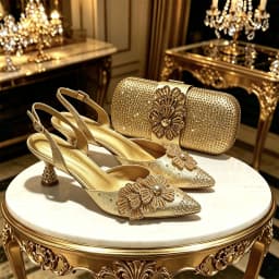 2026 Luxury Olive Green Crystal Heels & Handbag Gift Set, Rhinestone Embellished Women Dress Pumps & Purse for Wedding Party Eve