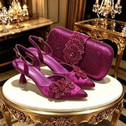 2026 Luxury Olive Green Crystal Heels & Handbag Gift Set, Rhinestone Embellished Women Dress Pumps & Purse for Wedding Party Eve