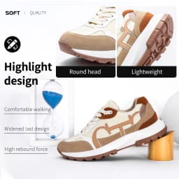 Women Casual Sports Shoes Breathable Lightweight Sneakers Anti-slip Flats Outdoor Running Walking Shoes Female Shoes