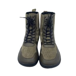Tipsietoes Barefoot Genuine Leather Winter Middle-High Boots Real Natural Fur Linning Warm Men Women Warmer Light Weight