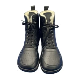 Tipsietoes Barefoot Genuine Leather Winter Middle-High Boots Real Natural Fur Linning Warm Men Women Warmer Light Weight