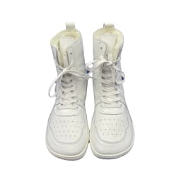 Tipsietoes Barefoot Genuine Leather Winter Middle-High Boots Real Natural Fur Linning Warm Men Women Warmer Light Weight