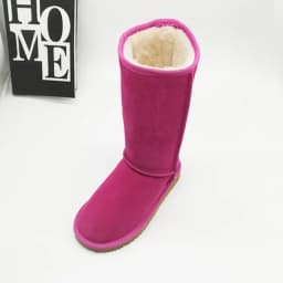 High Boots 2023 New Arrival Winter Mujer Botas Genuine Leather Woman Snow Boots Thick Plush Boots Women's Shoes Warm Shoes
