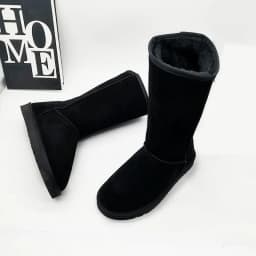 High Boots 2023 New Arrival Winter Mujer Botas Genuine Leather Woman Snow Boots Thick Plush Boots Women's Shoes Warm Shoes