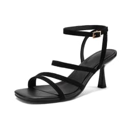 SmallHut New 2026 Trend Ankle Strap Sandals Summer Women Sexy Party High Heel Red Black Light-Yellow Beige Apricot Buckle Sandal