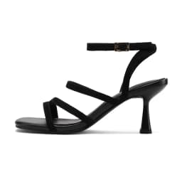 SmallHut New 2026 Trend Ankle Strap Sandals Summer Women Sexy Party High Heel Red Black Light-Yellow Beige Apricot Buckle Sandal
