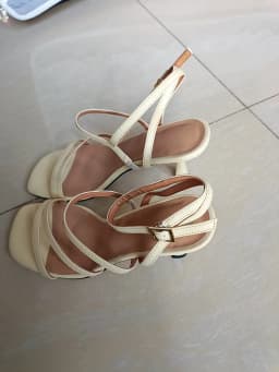 SmallHut New 2026 Trend Ankle Strap Sandals Summer Women Sexy Party High Heel Red Black Light-Yellow Beige Apricot Buckle Sandal