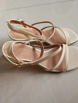 SmallHut New 2026 Trend Ankle Strap Sandals Summer Women Sexy Party High Heel Red Black Light-Yellow Beige Apricot Buckle Sandal