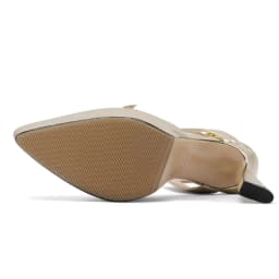 【JOCHEBED HU】Brand Gold Silver Ankle Strap Platform Pumps Women Genuine Leather Pointed Toe Goth High Heels Shoes Ladies