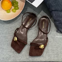 SUOJIALUN 2026 Summer New Brand Women Sandal Fashion Narrow Band Ladies Gladitor Shoes Square Toe Slip On Elegant Outdoor Dress