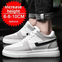 Men Elevator Shoes Heightening Sneakers for Men 4cm 6cm 8cm 10cm Breathable Height Increased Shoes for Man Sports Shoes