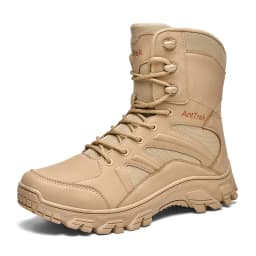 Men Outdoor Climbing Hiking Shoes Training Safety High Quality Anti-Slip Male New Army Boots Ultrallight Lace UpTactical Boots