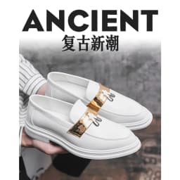 White Thick Bottom Wear-resistant Small Tassel Loafers Shoes Men Designer Shoes Man Luxury Brand Casual Shoes for Men Moccasin