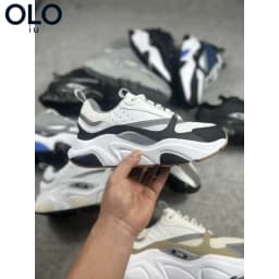 Black White Simple Mesh Dad Shoes Thick Platform Shock Absorb Breathable Casual Sneakers Unisex
