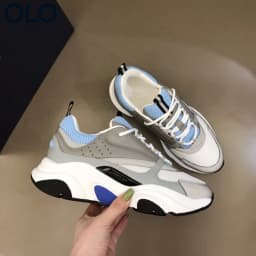 Black White Simple Mesh Dad Shoes Thick Platform Shock Absorb Breathable Casual Sneakers Unisex