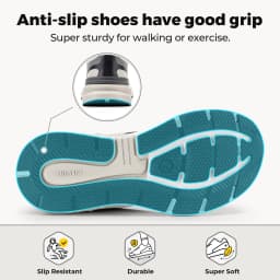 FitVille Comfortable Extra Wide Walking Shoes for Men Lightweight Mens Walking Shoes Wide Width Non Slip Cushioned