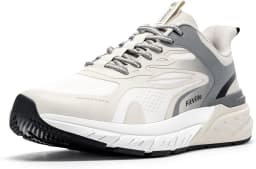 FitVille Comfortable Extra Wide Walking Shoes for Men Lightweight Mens Walking Shoes Wide Width Non Slip Cushioned