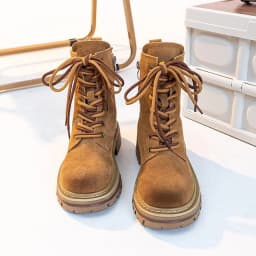 ASUMER Cow Suede Leather Ankle Boots For Women Zipper Platform Boots Retro Autumn Winter Motorcycle Boots Lady Shoes