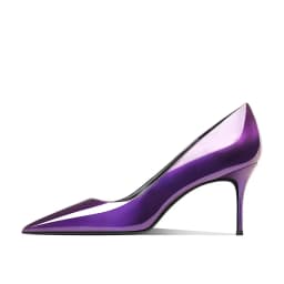 Grey Blue High-Heeled Shoes for Women, Paired with a Pointed, Slender Heel, Shallow Mouth, sexy and Non-Tiring Single Shoe