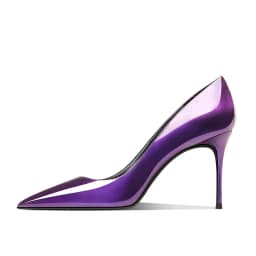 Grey Blue High-Heeled Shoes for Women, Paired with a Pointed, Slender Heel, Shallow Mouth, sexy and Non-Tiring Single Shoe