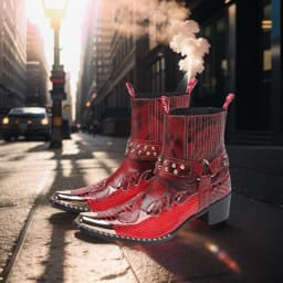 Men's Designer Genuine Leather Ankle Boots Metal‑Pointed Print Rivet Decor Plus‑Size Cowboy Motorcycle Footwear For Business For