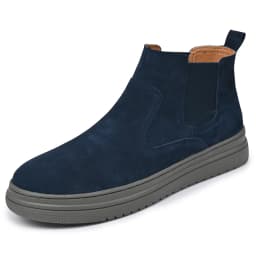 Italian Brand Autumn Winter Men's High Top Shoes Conference Men's Formal Ankle Boots Fashion Genuine Leather Casual Shoes 38-44