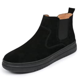 Italian Brand Autumn Winter Men's High Top Shoes Conference Men's Formal Ankle Boots Fashion Genuine Leather Casual Shoes 38-44