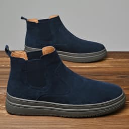 Italian Brand Autumn Winter Men's High Top Shoes Conference Men's Formal Ankle Boots Fashion Genuine Leather Casual Shoes 38-44