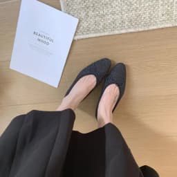Bailamos Brand Women Flat Shoes Round Toe Moccasins Thick Heel Flats Ballerina Shallow Shoes Casual Outdoor Slip On Ballet Flats